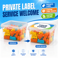 Halal konijnenvormige gummy snoepjes fruit smaak 3D zittende konijn zachte snoepjes gelei snoepjes voor Pasen feest en supermarkt groothandel