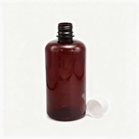 Bouteille vide de sirop contre la toux en PET de 473 ml (16 oz) avec bouchon CRC et étiquette autocollante sérigraphiée, fabriquée aux États-Unis