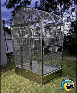 Gabbia pappagallo Extra Large per la vendita e in acciaio inox pappagallo Stand gabbia - Product Image 5