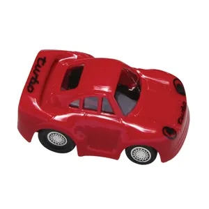 Personalizado AS00548 Estudante Sharpener Red Car Forma Lápis Sobrancelha e Eyeliner Single-buraco Sharpener Manual para Crianças Sala de Aula