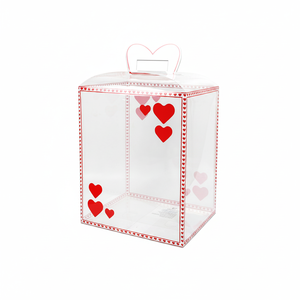 Juego de Cajas de Regalo de PVC para el Día de San Valentín de 14"x12"x18", 72 Piezas/Caja, Modelo 83047, para Expresar Amor y Agradecimiento - Product Image 2