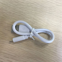 Accessoires pour téléphones mobiles, câble de charge rapide Micro USB rond noir et blanc de 30 cm pour Android