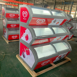 Thương mại chất lượng cao 3 Tier <span class=keywords><strong>Ice</strong></span> <span class=keywords><strong>Cream</strong></span> tủ đông tủ đông thực phẩm lưu trữ container được xây dựng trong độc lập máy nén - Product Image 4