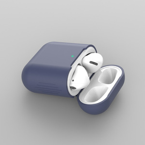 Funda protectora para Apple AirPods, compatible con las fundas de silicona a prueba de golpes de primera y segunda generación. - Product Image 1