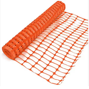 Machine de fabrication de filets de clôture de sécurité industrielle en maille plastique HDPE orange 1x50m - Product Image 2
