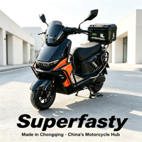 Moto électrique chinoise personnalisée haute performance, durable et rapide pour le transport urbain et les trajets quotidiens