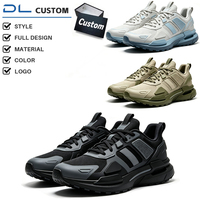 Sneakers de sport pour hommes, style moderne et technologique, en daim et mesh, semelle robuste et amortissante, multicolores, vente en gros