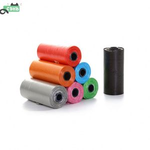 Black Eco-Friendly Plastic <b>Compostable</b> Biodegradable Scented Dog Poop <b>Bags</b> Portable Waste <b>Bags</b> - Product Image 4