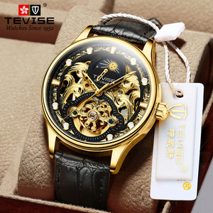 Montre mécanique de mode 820D ajourée, lumineuse, automatique, phase de lune, pour homme, très vendue - Product Image 6