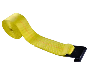 5400 Lbs 4 Inch 30 ft US Standard Cargo Lashing Control Flatbed Winch Strap 100% Poliéster + Metal Castle - Product Image 6