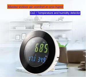 Hti New Ht-501 Wifi Co2 Meter Monitor devices Temperature Humidity Meter For Air Quality
