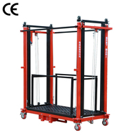 Plate-forme élévatrice d'échafaudage électrique mobile de vente chaude pour l'échafaudage de levage électrique en aluminium de construction