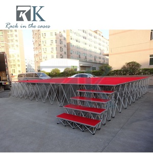 เวทีอลูมิเนียมคุณภาพสูงแบบโมดูลาร์พร้อมบันไดสำหรับคอนเสิร์ต - Product Image 4