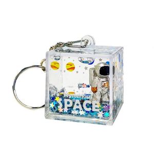 Llavero de Astronauta de Cristal con Impresión UV, Globo Flotante, Hombre del Espacio, Estrella, Líquido de Lujo, Arena Movediza, Planeta, Regalo para Niños - Product Image 1