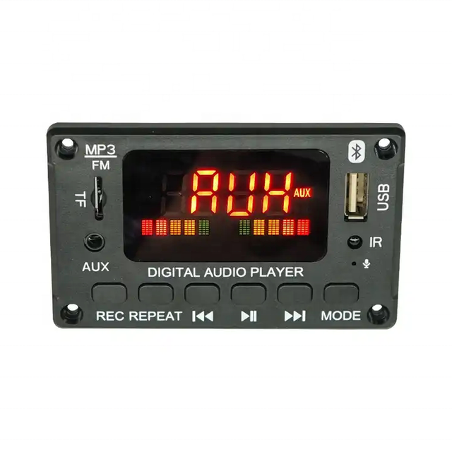 Universal 12V New Design Universal Music Player MP4 MP3 Blue Tooth MP3 Decoder Board USB Kit for Speaker