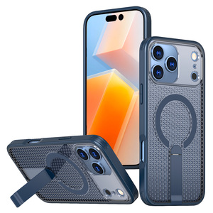 Funda para iPhone 17 Pro, con disipación de calor, soporte magnético vertical, transpirable, de cobertura total y a prueba de golpes - Product Image 5