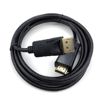 Câble adaptateur convertisseur DisplayPort DP vers HDMI SIPU personnalisable 1,8 m, haute qualité 4K 30Hz, feuille de PVC, mâle-mâle DP vers HDMI