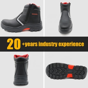 Chaussures de sécurité pour hommes Tiger Master HRO, résistantes aux acides, semelle en caoutchouc, embout composite, anti-perforation, pour l'industrie pétrolière et minière, sans lacets - Product Image 3