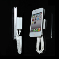 Diebstahlsicheres Feder-Sicherheitskabel Elastischer Drahtseilhalter für Mobiltelefon TV-Fernbedienung Display-Organizer