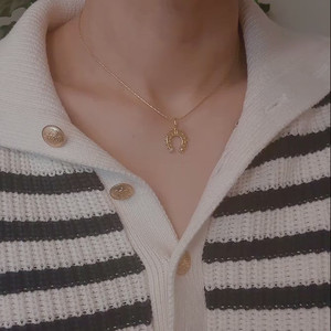 Collar con Colgante de Herradura de la Suerte - Product Image 2