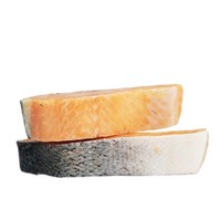 Saumon atlantique BQF surgelé en cubes entiers, tranche, sauvage, sashimi, portion crue, emballage sous vide, qualité export, produits de la mer Chun Cheng Fishery