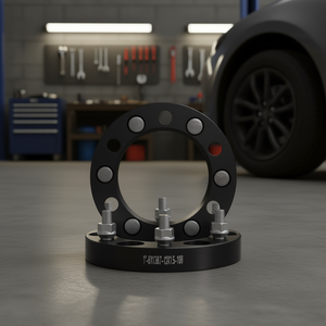 Espaciadores de Ruedas de 1 Pulgada, 6 Birlos, 139.7mm PCD, Aleación de Aluminio Negra para Ruedas de 16-20 Pulgadas - Product Image 2