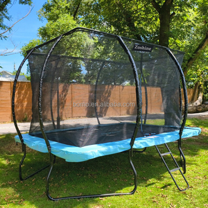 Zoshine Trampoline rectangulaire 8x14 pieds en promotion <span class=keywords><strong>pour</strong></span> usage extérieur avec filet de sécurité et échelle <span class=keywords><strong>pour</strong></span> enfants et adultes - Product Image 3