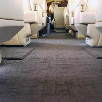 Tapis d'aéroport pour avions, protection de l'environnement, ignifuge, tapis en laine Wilton