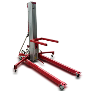 แท่นยกอะลูมิเนียมอัลลอยด้วยมือ3.5ม. 5ม. 6.5ม. 7.9ม. แท่นยกแบบพกพาปรับความสูงได้สำหรับใช้ในบ้านใหม่ - Product Image 1