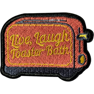 Custom Toaster Shape PVC Non-Woven Embroidered Patch <b>Iron</b> on Fabric Badge Hot Melt Applique for Clothing Hat Bag DIY - Product Image 5