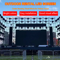 Écran LED d'intérieur couleur pleine P2.604 P2.976 P3.91 pour location, grand mur d'arrière-plan pour événements en direct, affichage publicitaire commercial