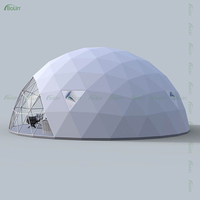 Tente dôme ronde Bolin de luxe pour événements en plein air, écologique, résistante aux UV, coupe-vent, taille personnalisée, avec projection sur écran complet