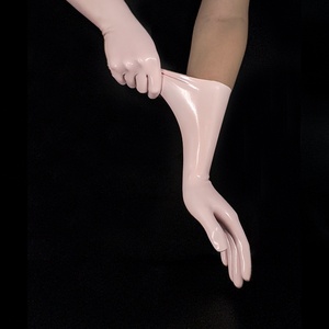 Jouets sexuels, gants courts en <span class=keywords><strong>latex</strong></span> tridimensionnels, ajustés, en cuir brillant, sexy - Product Image 2