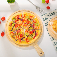 Bakeware Pizza Paddle Logo Personalizzato Logo Personalizzato Formaggio Che Serve Piatti Set Da Cucina In Legno Occidentale Piatto di Cibo