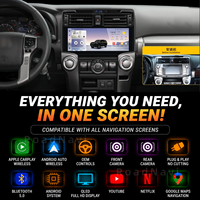 Écran stéréo HD RoadNavi 12,3 pouces, navigation Android pour Toyota 4Runner 2010-2023, lecteur multimédia vidéo, CarPlay sans fil, GPS