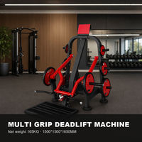 Machine de musculation commerciale rouge multi-prise GA85 à charge par plaques pour l'entraînement des jambes en salle de sport