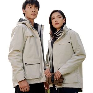 3 In 1 Windproof Detachable Thermal Jacket Unisex Outdoor Hiking Waterproof Rainproof Mountaineering Parka - Product Image 5