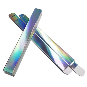 Spot Wholesale Custom DIY High-Grade Gold Card Embossed Small Box Handmade Eyeliner Pen Box Eyeliner Pen Tube Packaging