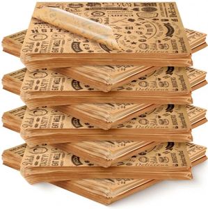 Food Greaseproof Wax <b>Paper</b> Custom Printed Oil Proof Food Wrap <b>Paper</b> Custom Pizza Burger Sandwich <b>Wrapping</b> <b>Paper</b> - Product Image 6