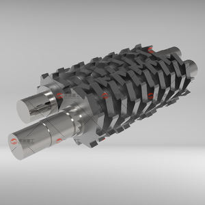 Filo di ferro/filo di ferro/filo di rame trituratore doppio motore a doppio albero macchina disco rigido trituratore per la vendita - Product Image 6