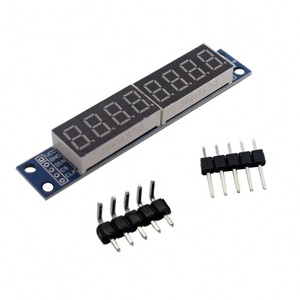 MAX7219 CWG โมดูลควบคุมจอแสดงผลแบบดิจิตอล 8 หลัก สีแดง สาม IO สำหรับอาร์ดูโน่ - Product Image 1