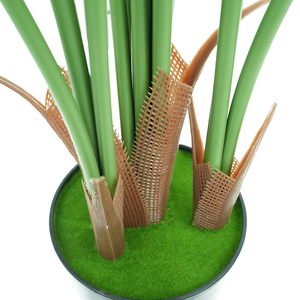 Faux dypsis lutescens cây cọ nhiệt đới với cây xanh cây nhân tạo cho cửa hàng văn phòng trang trí sân vườn - Product Image 5