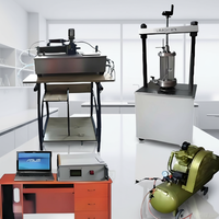 Testeur triaxial de sable saturé, de boue et d'argile, machine de test de sol automatique, équipement géotechnique de laboratoire