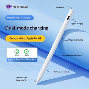 Lápiz Óptico de <span class=keywords><strong>Segunda</strong></span> Generación para iPad Pro/Air/Mini con Carga Magnética y Material Plástico - Product Image 2