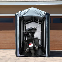 Couverture standard de garage de stationnement de tente gonflable imperméable et résistante de moto pour l'usage extérieur
