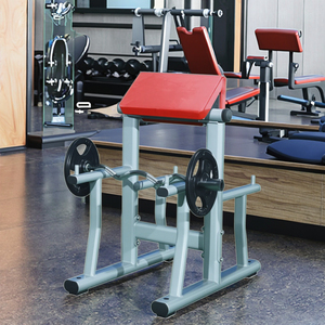 Preacher Curl Arm Bizeps-Trainer Freigewicht-Hantel Krafttrainingsgerät Edelstahl-Fitnessgestell Sicherheit Langlebigkeit - Product Image 5
