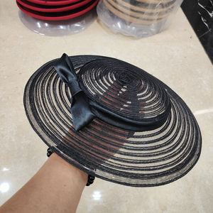 Sombreros de Ala Ancha Estilo Británico con Diadema y Lazo para Mujer, Elegantes Sombreros de Boda, Estilo Kentucky - Product Image 5