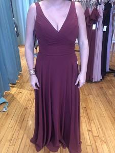 <span class=keywords><strong>Vestidos</strong></span> <span class=keywords><strong>de</strong></span> dama <span class=keywords><strong>de</strong></span> honor <span class=keywords><strong>de</strong></span> talla grande Vestido <span class=keywords><strong>de</strong></span> noche <span class=keywords><strong>de</strong></span> <span class=keywords><strong>fiesta</strong></span> <span class=keywords><strong>de</strong></span> gasa elegante y moderno con cuello en V - Product Image 5
