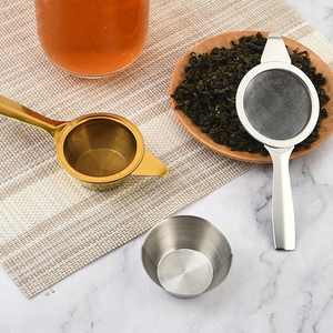 WELAND WELAND Filtre à thé en acier inoxydable à mailles fines Filtre à tamis Accessoires de cuisine en métal pour théière à feuilles de thé Séparation des épices - Product Image 4