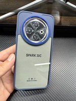Étui de téléphone portable BAILI Factory pour TECNO Spark30C/Spark Go 2025, couleur œil d'aigle éblouissant, cadre en métal, coque en acrylique